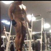 Naked In A Public Jim, With Plate Glass Windows Facing To The Outside. I Love Risky ...