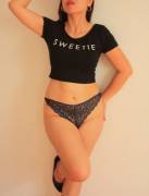 Wondering I[F] T-Shirt And Lace Go Well Together...