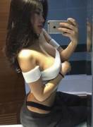 Slim Babe Packing Some Rack;-)