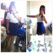 Someone Requested A Little Strip Show In School Uniform- Here's My Old Uniform! Sexy ...