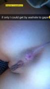 [Snap: Crystalprice7] Snapchat Slut Perfect Asshole And Pussy.