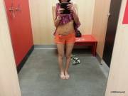 Buying Shorts :) (Xpost From Feet)