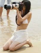 Telephoto On The Beach