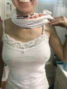 Wifey Showing Us Her Pokies