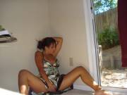 Brunette And Her Thongs Collection (More Pics In Comments)