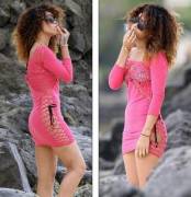 Rihanna Smoking On The Beach