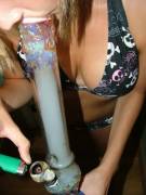 Filling Up The Bong