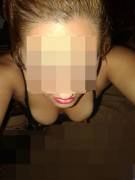 Down On Her Knees And Ready To Suck (Too Bad Face Blurred Out)