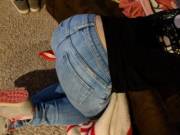Request Fulfilled: My Booty Bent Over In Jeans
