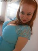 Beautiful Redhead With Huge Tits