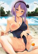 Great Day At The Pool By Dagashi Kashi