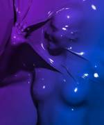 Tightly Pressed Against Colorful Shrink Wrap (X-Post R/Pics)