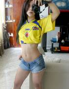 When You Live In A Hot Country, You Get Used To Wearing Shorts... ;)