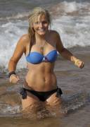 She Looks Cold, But Then That Top Must Be Quite Padded.