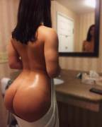 Admiring Herself While We Admire Her Booty