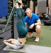 The Karate Hottie Working Out