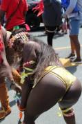 Showing Her Ass Off At Carnival