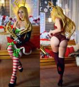Evenink_Cosplay As Slay Belle Katarina ~ Merry Christmas!