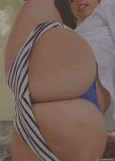 Kelsi Monroe Slapping Her Phat Ass