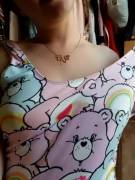 Showing Off My Cute Perky Titty For Daddy