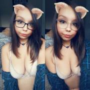 Daddy Got Me This Necklace That Makes Me Feel Like A Cute Kitten! 