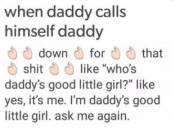 When Daddy Calls Himself Daddy