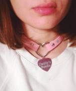 My Daddy Got Me A Collar With The Very Special Nickname He Gave Me On It &Amp;Amp;Lt;3 ...