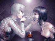 Relaxing With A Pretty Slave