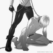 At His Feet On His Knees