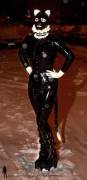 Kitty All Dressed In Rubber