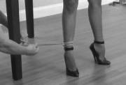 Bound By Her Ankles
