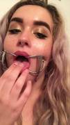 Gagging In A Gag [Xpost /R/Gaggedselfies]
