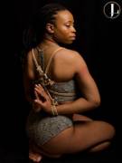 Truly Impressed When Rope Models Are Flexible Enough To Do A Reverse Prayer Tie Like ...