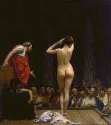 A Roman Slave Market By Jean-Léon Gérôme