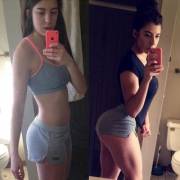 Growing Out Of Her Shorts