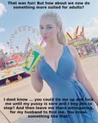 Her Husband Was Gone For The Day And She Was Bored