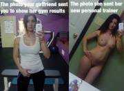 Her Personal Trainer Must Be Really Good...