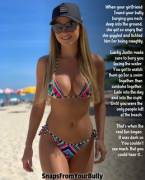 Beach Fun With The Bully [Gf]