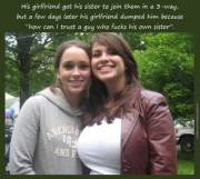 It's All Good, Because He Still Has His Busty Sister.