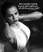 What Would You Give To Jerk Off Into Your Own Mouth In Front Of Her?