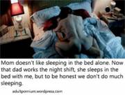 Mom Doesn't Like To Sleep Alone [M/S][Gif]