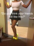 She Always Dresses Up For Poker Night