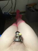 First Time In Chastity, You Can Tell I’m A Bit Excited!