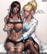 Mercy Checking Up On Her Patient