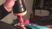 Cumming In Chastity! Video In Comments