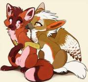 Fluffy Hugs By Aseethe