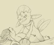 C Glaceon And Weavile [Mf] (Woollypoky)