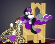On The Throne [Mf] (Carifoxleopard)