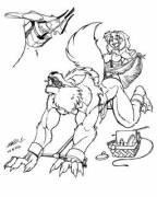 The Big Bad Wolf Naively Assumed His Size Would Be Enough To Overpower Little Red ...