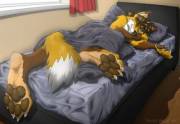 [M] Snoozing Summertime Foxy - T